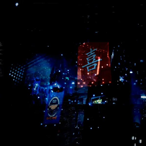 Neon cityscape